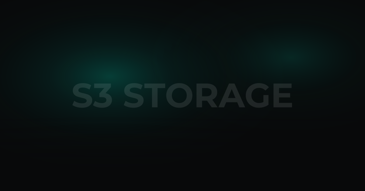 S3 Storage do backupu i archiwum danych firmowych
